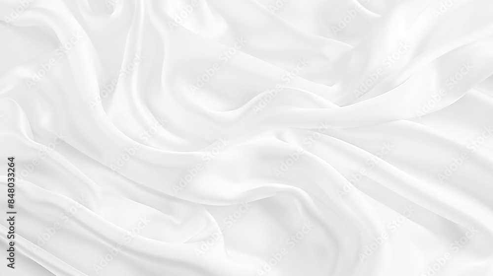 Poster abstract white paper wave background. white wave curve lines banner background design. white wave mo