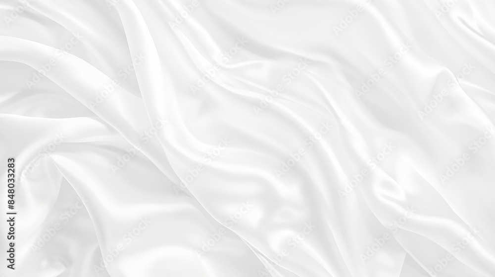 Aufkleber abstract white paper wave background. white wave curve lines banner background design. white wave mo