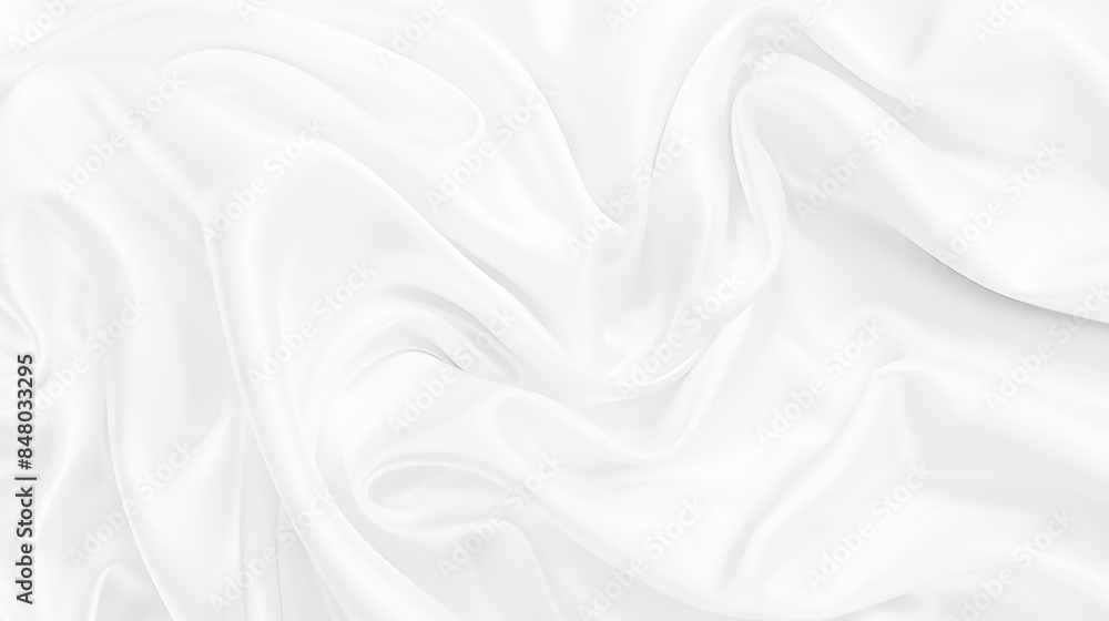 Aufkleber abstract white paper wave background. white wave curve lines banner background design. white wave mo