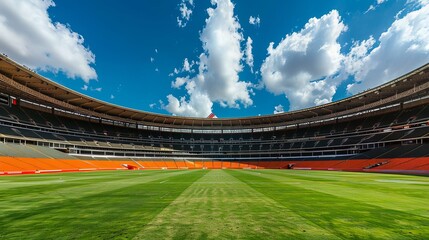 Obraz premium The Wanderers Stadium in Johannesburg is renowned as one of South Africa's premier cricket venues. 