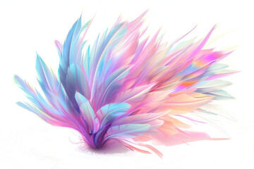 Viridian fibers of incandescence blending to generate a captivating