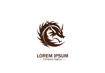 Dragon Logo Icon, Dragon vector template