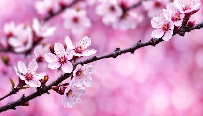 Obraz premium background pink cherry