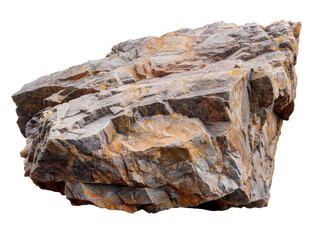 natural rock cut out transparent isolated on white background PNG file