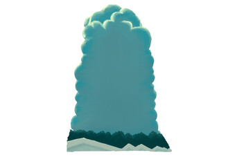 雲のフレーム・ふきだし