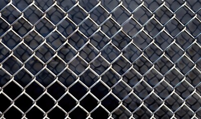 Fototapeta premium Chain-link fence, abstract background
