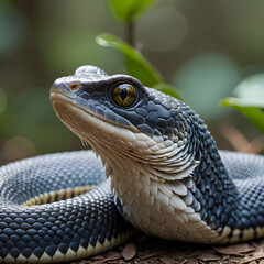 Fototapeta premium close up of a snake