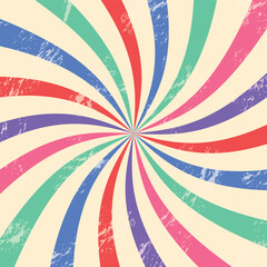 Retro sun background. Sunburst design. Vector illustration