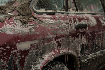 Dusty Car Waiting to Be Cleaned