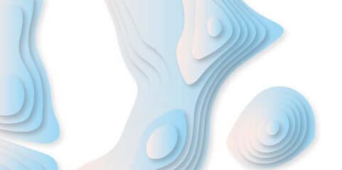 Vector paper cut backgrounds with colorful paper cut shapes texture. Pink abstract paper wave layer paper cut background.