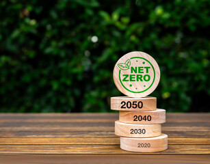 Net zero by 2050. Reduce CO2 emissions, carbon dioxide reduction, limit climate change, global...