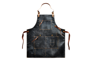 Barber apron isolated on transparent back ground