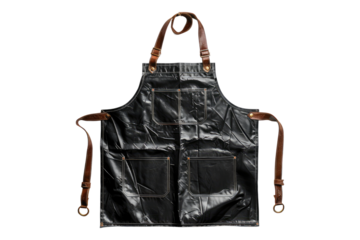 Barber apron isolated on transparent back ground