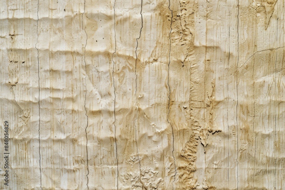 Poster a close-up shot of a piece of wood with peeling paint, suitable for use in design or illustration pr