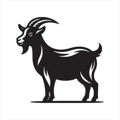 goat vector, illustration