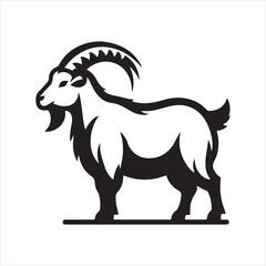 goat vector, illustration