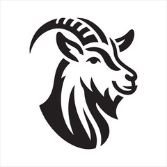 goat vector, illustration
