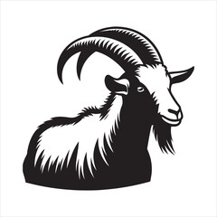 goat vector, illustration