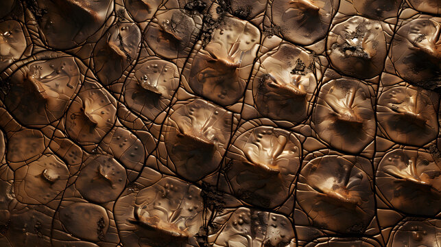Crocodile skin scales texture