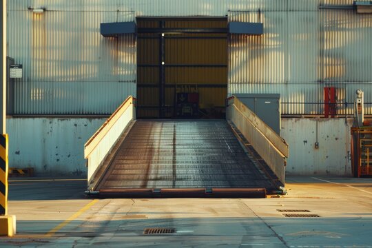 Warehouse Loading or unloading Ramp 