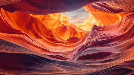 "Stock Photo: Color Hues of Stone in Antelope Canyon"