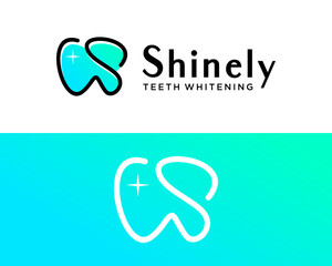 Logo design about letter S monogram and dentist.