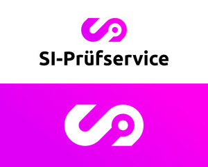 Logo design about letter S monogram and connectivity icon in negative area.