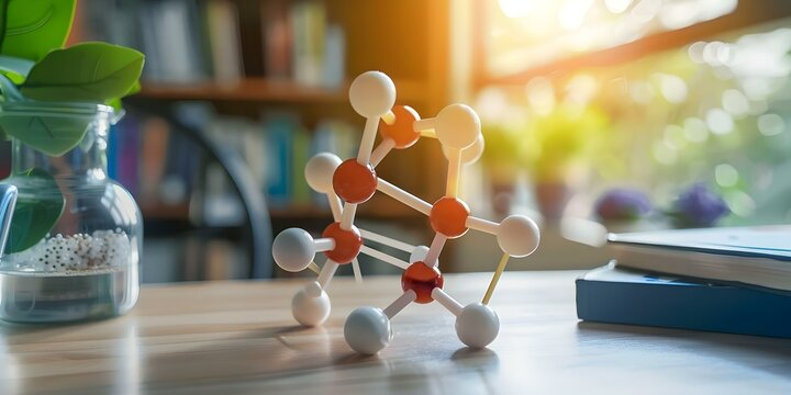 Molecular structure of an amino acid in chemistry medicine and education. Concept Chemical Structure, Amino Acid Biology, Biochemistry Education, Molecular Models, Chemistry Medicine