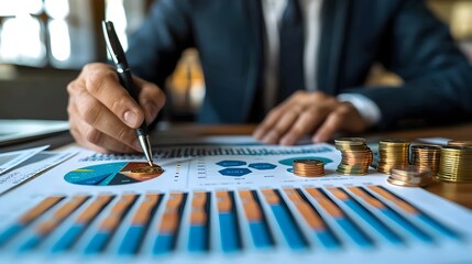 Financial Analysis and Investment Planning with Business Data and Charts