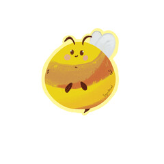 cutie bee illustration