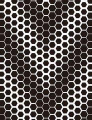 Black and white seamless pattern futuristic arrow shape for backgroud, jersey pattern. Sport background with hexagonal shape. Fully editable vector element. Vector Format Illustration. EPS10