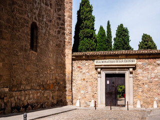 Entrée du Monastère de Saint-Jérôme à Grenade