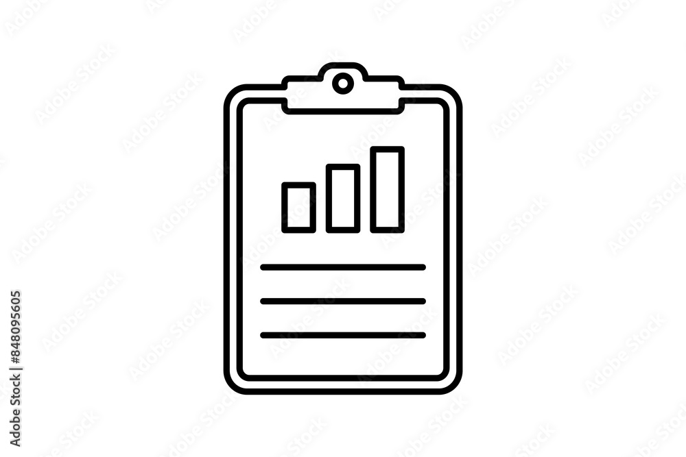 Poster project plan icon. icon related to action plan. suitable for web site, app, user interfaces, printab