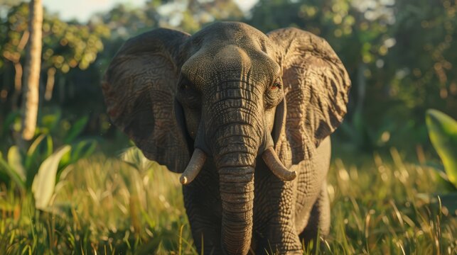 Advanced nii technology be used in aid of wildlife smuggling prevention ,elephant ,emotional expression expressing love for wildlife conservation and appreciation 