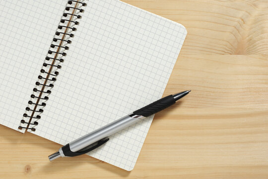 Notepad and pen