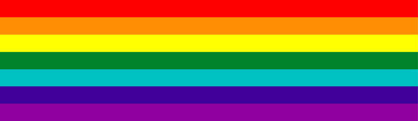 Naklejka premium The Rainbow flag symbol LGBTQ+ community. The rainbow pride flag and other is a symbol of lesbian, gay, bisexual, transgender (LGBT) and queer pride and LGBT social movements. Vector illustration