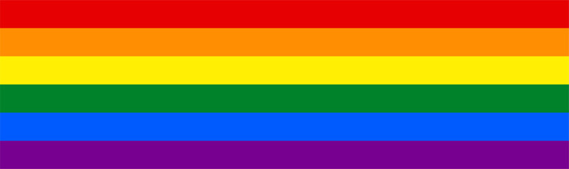 Naklejka premium The Rainbow flag symbol LGBTQ+ community. The rainbow pride flag and other is a symbol of lesbian, gay, bisexual, transgender (LGBT) and queer pride and LGBT social movements. Vector illustration