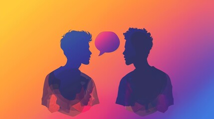 Two people different ethnicities conversation, conference connection communication collaboration