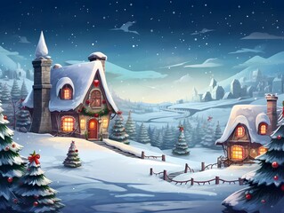 Christmas night in the city