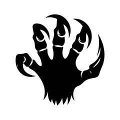 clawed monster hands illustration