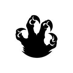 clawed monster hands illustration