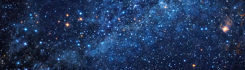 Twinkling Starlight: Close-Up of Glittering and Textured Starlight in Night Sky