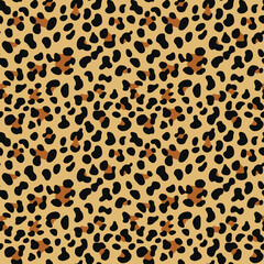 
leopard pattern vector modern background seamless texture