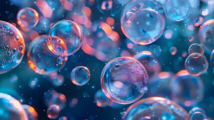 Naklejka premium A bubble chart mapping financial risk versus return for investment opportunities, with bubble size indicating investment size.