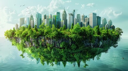 Obraz premium A series of online courses on sustainable living and eco-friendly practices, covering topics such as energy efficiency, waste