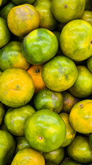 Oranges in the market for the background