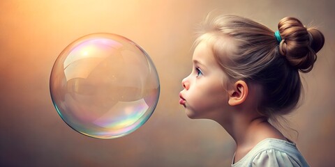 girl with big bubble background with copy space,hazel,coral,abstract colorful background with space,colorful abstract background,copy text,copy space,copy space for text,captions,web banner,banner