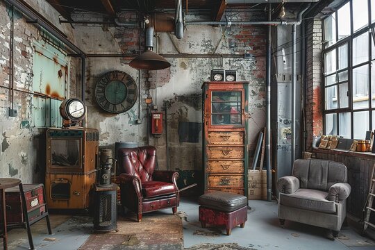 Industrial style studio