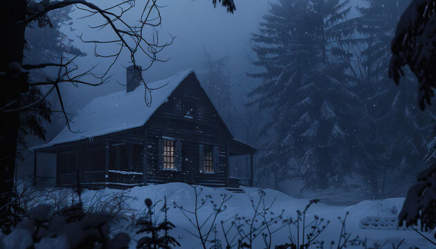 A ghostly murder mystery unfolds in a remote cabin during a winter storm, where trapped souls yearn to communicate their final moments to the living