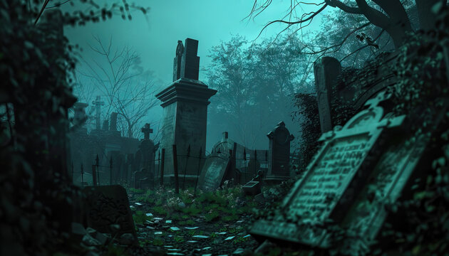 A paranormal investigator delves into the mystery of a ghostly murder in a forgotten graveyard, uncovering spectral clues that point to a sinister plot